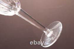 Waterford Crystal CARINA Claret Wine Glasses SET of 7 Goblets Stem 7 1/8 Signed