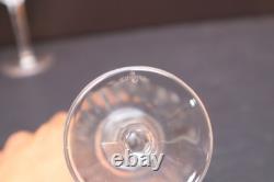 Waterford Crystal CARINA Claret Wine Glasses SET of 7 Goblets Stem 7 1/8 Signed