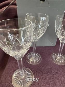 Waterford Crystal CARINA Water Goblet or Glass, 8, 4 Glasses
