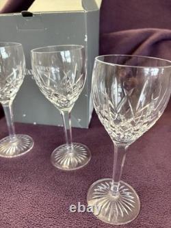 Waterford Crystal CARINA Water Goblet or Glass, 8, 4 Glasses
