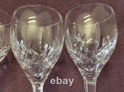 Waterford Crystal CARINA Water Goblet or Glass, 8, 4 Glasses