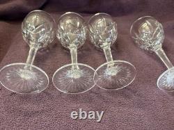 Waterford Crystal CARINA Water Goblet or Glass, 8, 4 Glasses