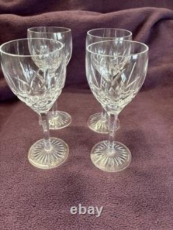 Waterford Crystal CARINA Water Goblet or Glass, 8, 4 Glasses