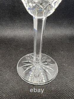 Waterford Crystal CASTLEMAINE Claret 7 1/8 Wine Glasses set of 4