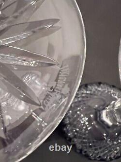 Waterford Crystal CLARENDON Cobalt Blue 8 Hock Wine Glasses Set of 2