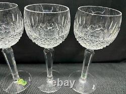 Waterford Crystal COLLEEN Short Stem Set of 4 Wine Hocks 7 1/4 Tall