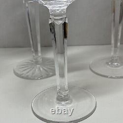 Waterford Crystal COLLEEN Wine Hock Glasses 7 1/2-Set of 5- Excellent