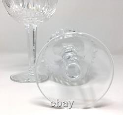 Waterford Crystal Carina Balloon Wine Glasses 7 1/8 Set of 2 Mint