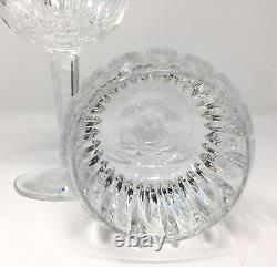 Waterford Crystal Carina Balloon Wine Glasses 7 1/8 Set of 2 Mint