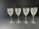 Waterford Crystal Castlemaine Water Goblets / Wine Glasses 7 7/8 tall- set of 4