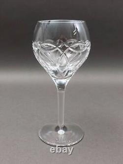 Waterford Crystal Clannad Celtic Knot 8 1/8 Claret Red Wine Glass