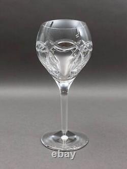 Waterford Crystal Clannad Celtic Knot 8 1/8 Claret Red Wine Glass