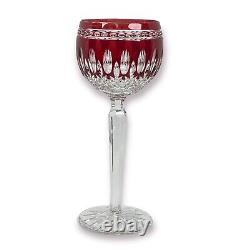 Waterford Crystal Clarendon 8 Ruby Hock Wine Glass Discontinued