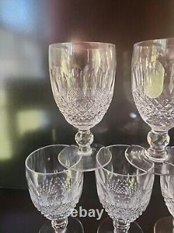 Waterford Crystal Colleen Claret Wine Glass Handcrafted in Ireland 4 OZ SET OF 5