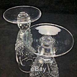 Waterford Crystal Colleen Claret Wine Glasses Short Stem 4 3/4 Stemware Set (2)
