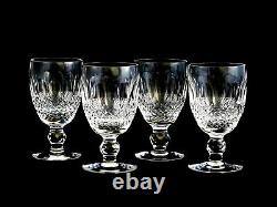 Waterford Crystal Colleen Claret Wine Glasses Vintage Set of 4