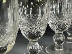 Waterford Crystal Colleen Cut Short Stem Claret Wine Glasses Set Of 6