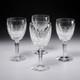 Waterford Crystal Colleen Cut Tall Stem Water Wine Goblet Glasses 4pc Lot 7h C