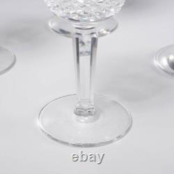Waterford Crystal Colleen Cut Tall Stem Water Wine Goblet Glasses 4pc Lot 7h C