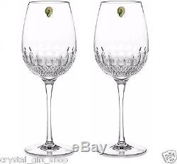 Waterford Crystal Colleen Essence Goblet Red Wine PAIR (2 GLASSES) BRAND NEW