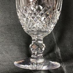 Waterford Crystal Colleen Four Cut Stem Claret Red Wine Glasses. H 12cm (4.3/4)