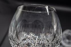 Waterford Crystal Colleen Oversize Wine Goblet Glass 7 5/8 Pair