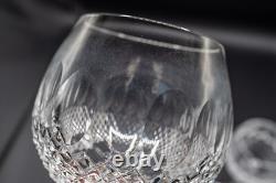 Waterford Crystal Colleen Oversize Wine Goblet Glass 7 5/8 Pair