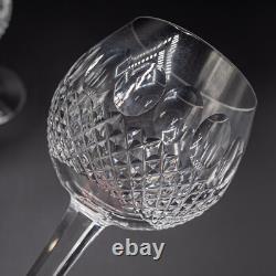 Waterford Crystal Colleen Oversize Wine Goblet Glass 7 5/8 Pair