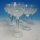 Waterford Crystal Colleen Pattern 8 Wine Hock Glasses 7½ inches