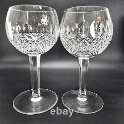Waterford Crystal Colleen Short Stem Oversize Wine Glasses 7.75 Set of 2 JJ3819