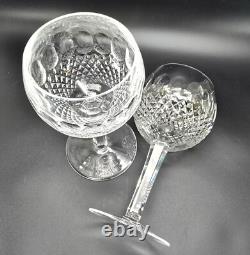 Waterford Crystal Colleen Short Stem Oversize Wine Glasses 7.75 Set of 2 JJ3819