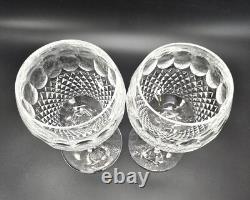 Waterford Crystal Colleen Short Stem Oversize Wine Glasses 7.75 Set of 2 JJ3819