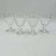 Waterford Crystal Colleen Short Stem Wine 3 Oz Set 4 Wine Glasses 5in Vintage