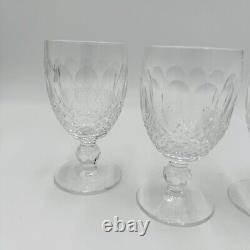 Waterford Crystal Colleen Short Stem Wine 3 Oz Set 4 Wine Glasses 5in Vintage