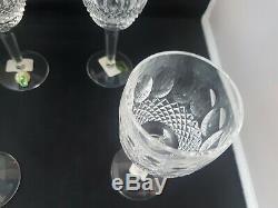 Waterford Crystal Colleen Tall Claret/wine Glasses X 4 (boxed/unused)