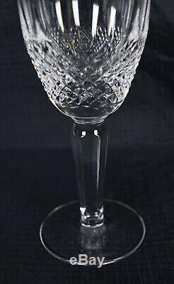 Waterford Crystal Colleen Tall Stem Wine Claret Glass Set Of 4 Signed