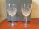 Waterford Crystal Colleen Tall Water/large Wine Glasses Boxed