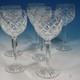 Waterford Crystal Comeragh Pattern 6 Wine Hock Glasses 7¼ inches