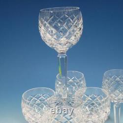 Waterford Crystal Comeragh Pattern 6 Wine Hock Glasses 7¼ inches