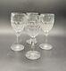 Waterford Crystal Curraghmore 7-1/8 Claret Red Wine Glasses Set of 4