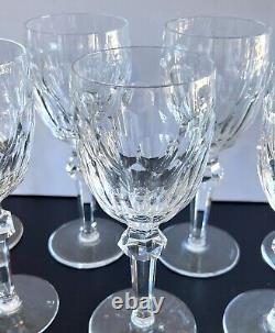 Waterford Crystal Curraghmore 7 1/8 Claret Wine Glasses Set of 8