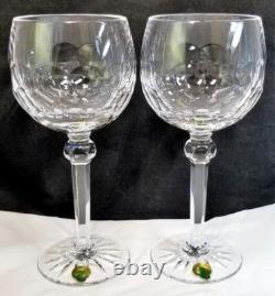 Waterford Crystal Curraghmore Balloon Wine Set of 2 Glasses #1050298 Box tags