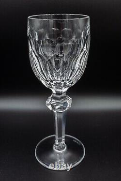 Waterford Crystal Curraghmore Claret Wine Glass Set of 4 STICKERS on 3- 7 1/8H
