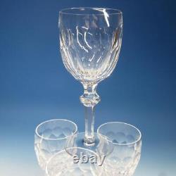 Waterford Crystal Curraghmore Cut Set of 4 Claret Wine Glasses 7 1/8 inch