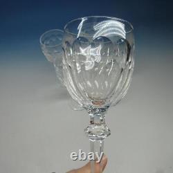 Waterford Crystal Curraghmore Cut Set of 4 Claret Wine Glasses 7 1/8 inch