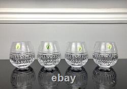 Waterford Crystal Double Old Fashioned Bolton Wine Brandy Glasses Set of 4