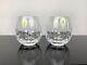 Waterford Crystal Double Old Fashioned Enis Wine Brandy Glasses Set of 2