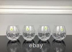 Waterford Crystal Double Old Fashioned Enis Wine Brandy Glasses Set of 4