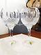 Waterford Crystal GLENMEDE Balloon Wine Glasses SET / 2 IRELAND NEW / BOX