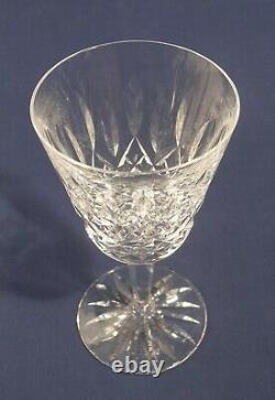 Waterford Crystal Glass Lismore 16 Claret Wine Goblets Glasses 5-7/8 x 3